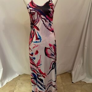 Elegant Multicolor Maxi Dress
